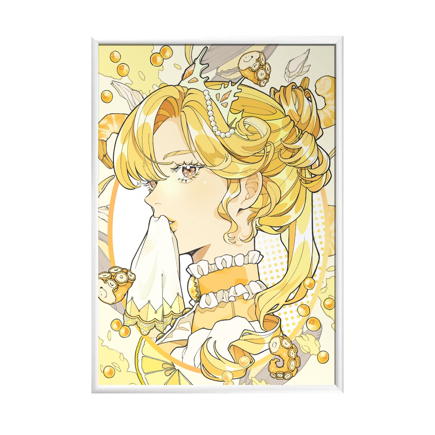 PONKO個展【受注販売・限定 5 枚】壁掛けミラーアート B