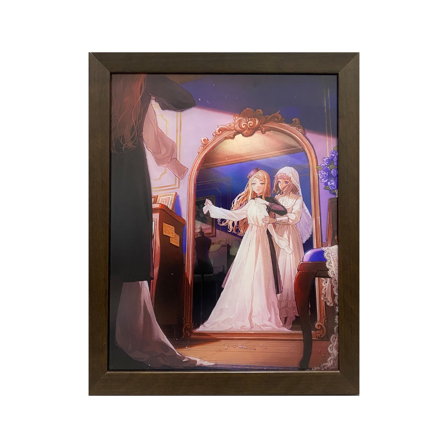 寿なし子個展『あの子は夢の中』【受注販売】壁掛けミラーアート D