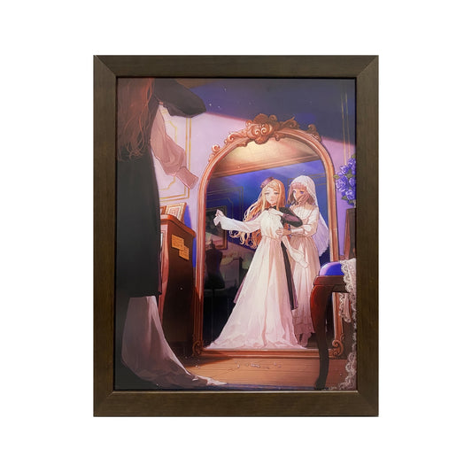 寿なし子個展『あの子は夢の中』【受注販売】壁掛けミラーアート D