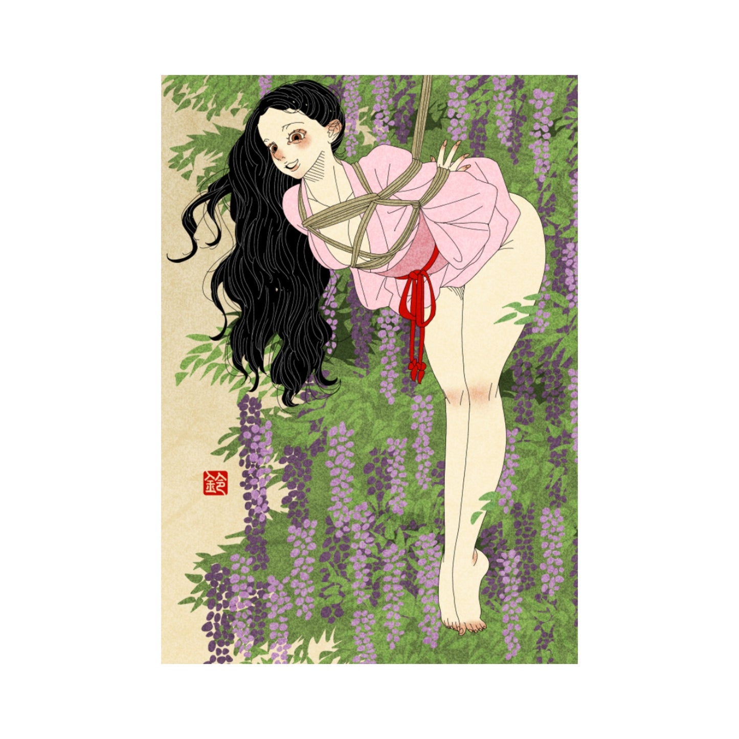 EmST 鈴木セイゴ個展『日ノ本美人寄』B3マットコーティングポスターB