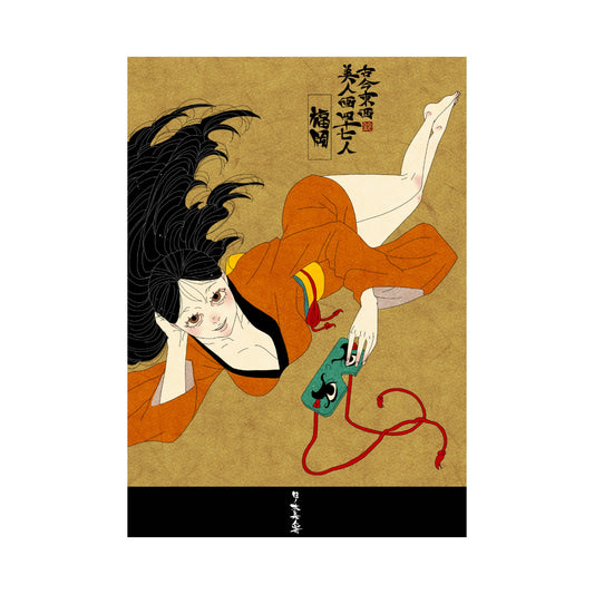 【WEB限定】EmST 鈴木セイゴ個展『日ノ本美人寄』B3マットコーティングポスター福岡県