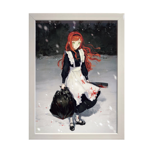 寿なし子個展『あの子は夢の中』【受注販売】壁掛けミラーアート F