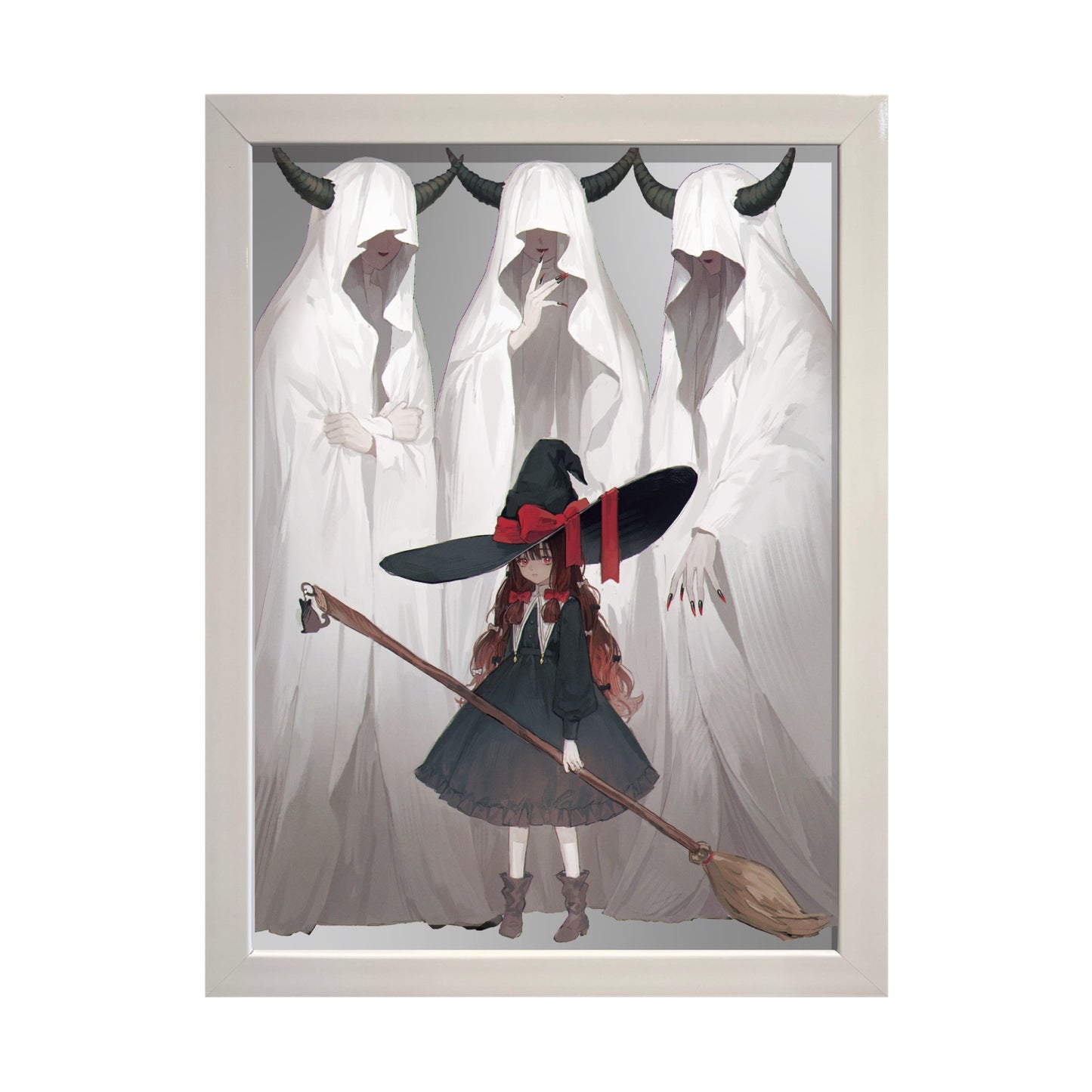 寿なし子個展『あの子は夢の中』【受注販売】壁掛けミラーアート H