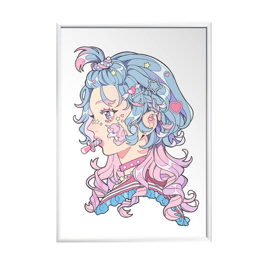PONKO個展【受注販売・限定 5 枚】壁掛けミラーアート A