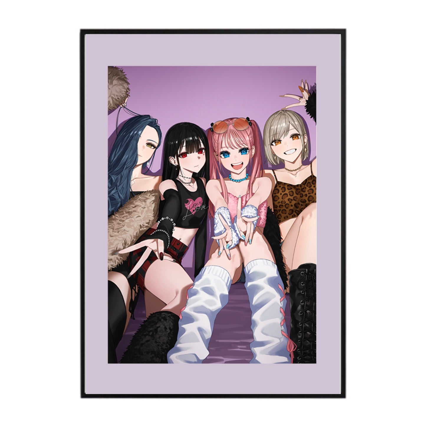 はらけんし個展 『TOUCH』直筆サイン入りA2複製原画