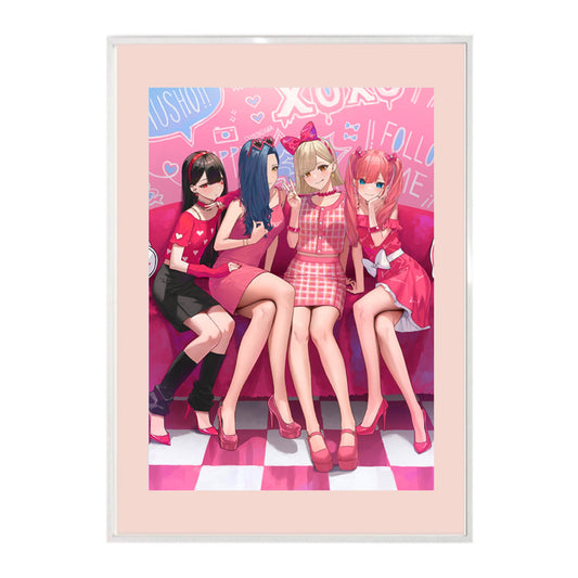 はらけんし個展 『TOUCH』直筆サイン入りA2複製原画
