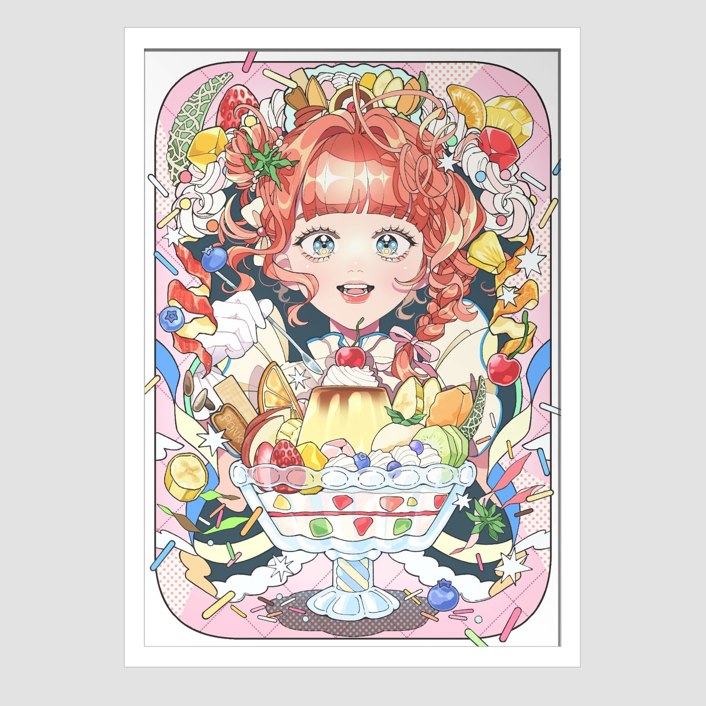 PONKO個展【限定 1 枚】直筆サイン入りミラーアート B
