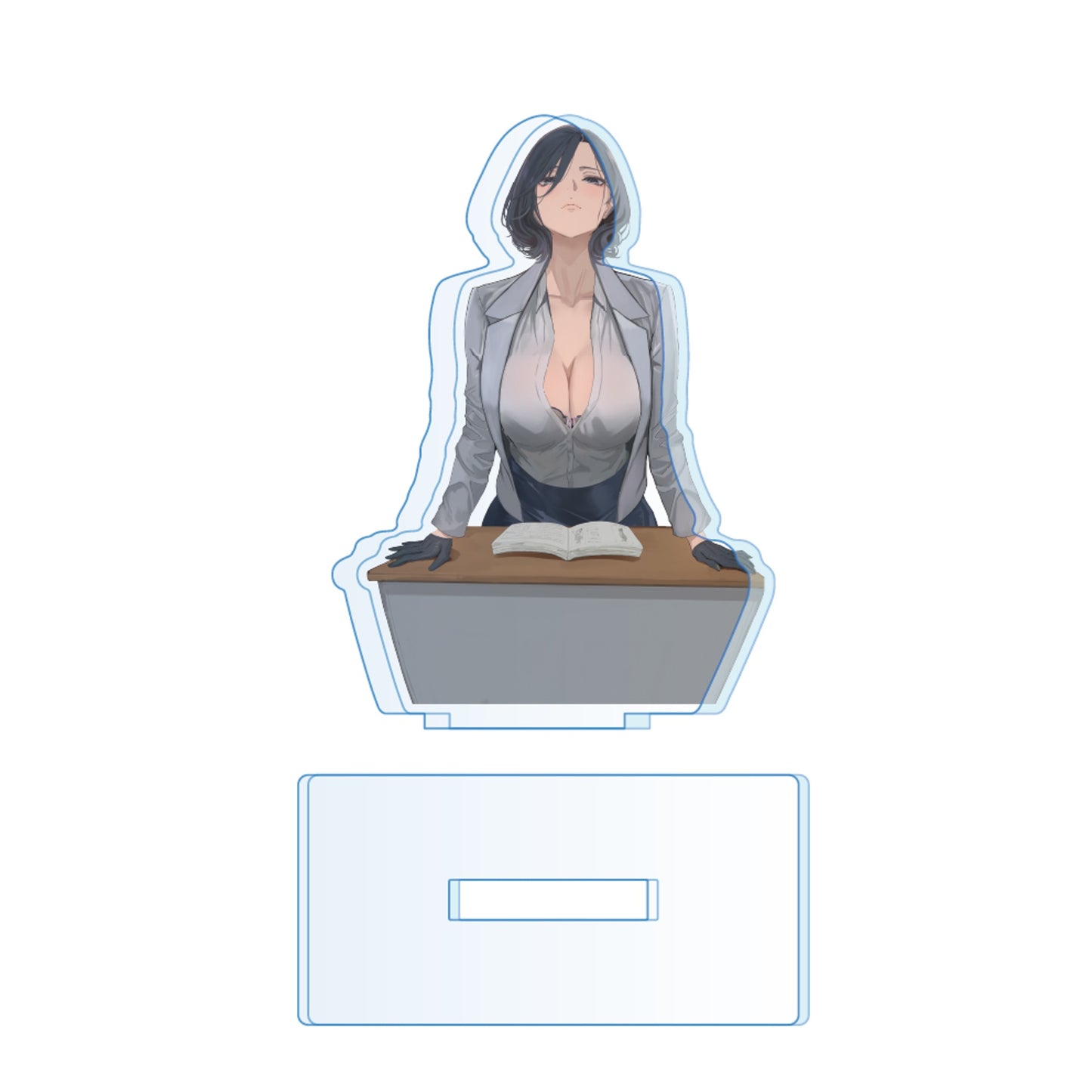 けそシロウ個展 アクリルブロックスタンドA