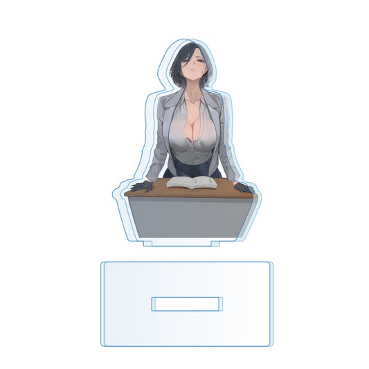 けそシロウ個展 アクリルブロックスタンドA