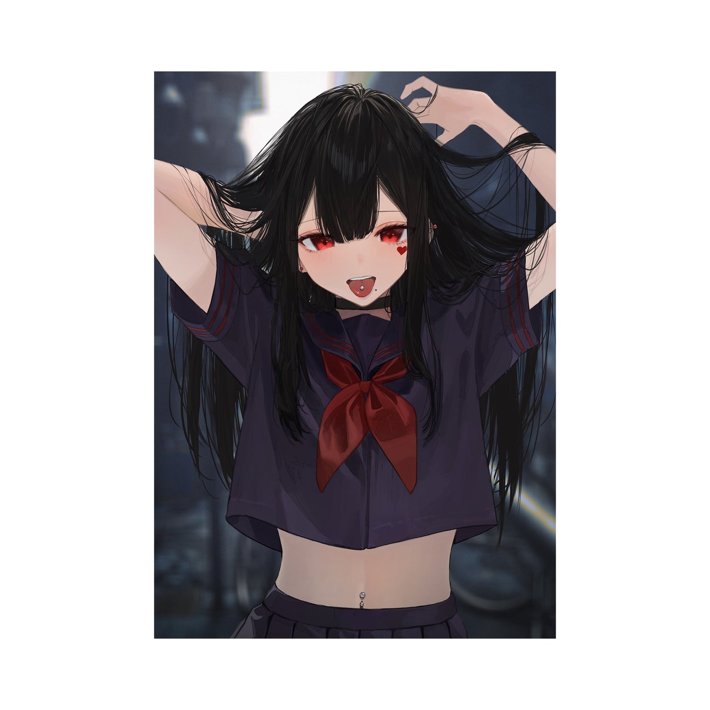はらけんし個展 『TOUCH』B3マットコーティングポスターA