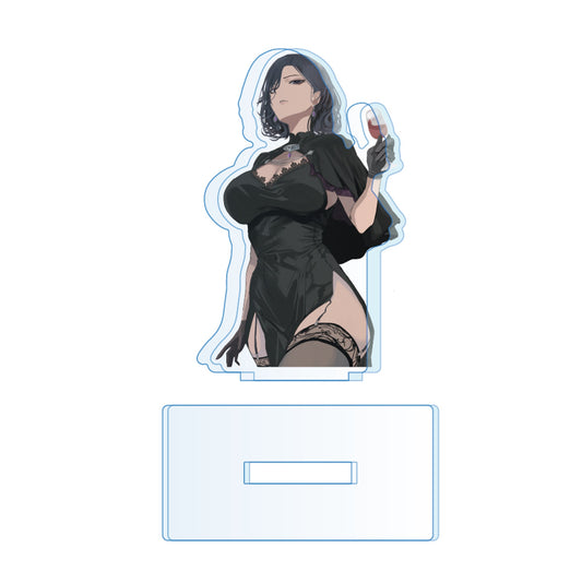 けそシロウ個展 アクリルブロックスタンドB