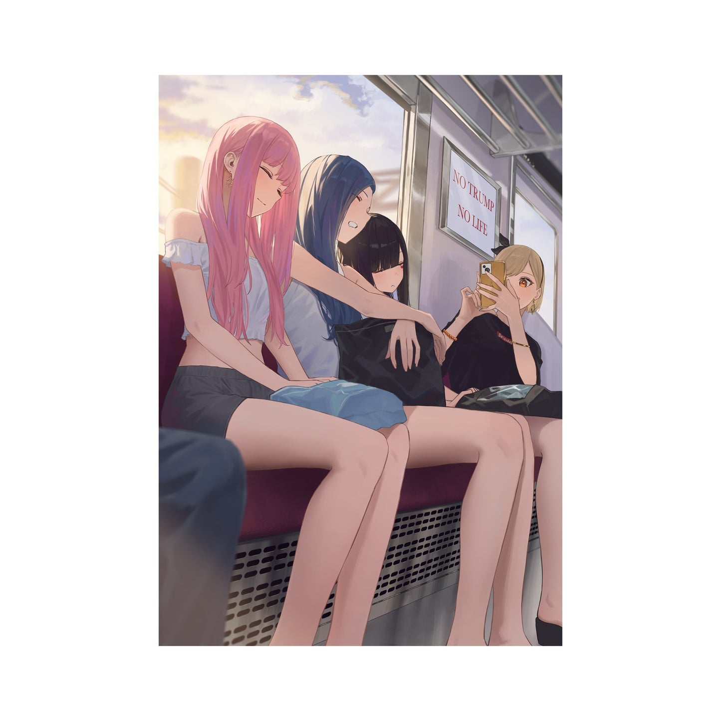 はらけんし個展 『TOUCH』B3マットコーティングポスターG