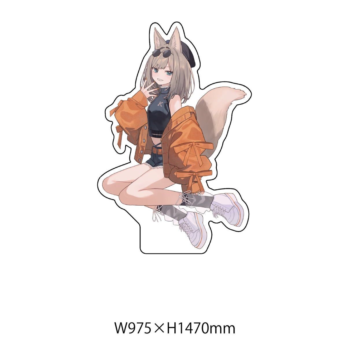 【1点限定】しゅがお個展「“K”ROSSING」等身大パネル C