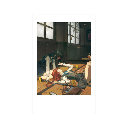 寿なし子個展『あの子は夢の中』チェキ風ステッカー D