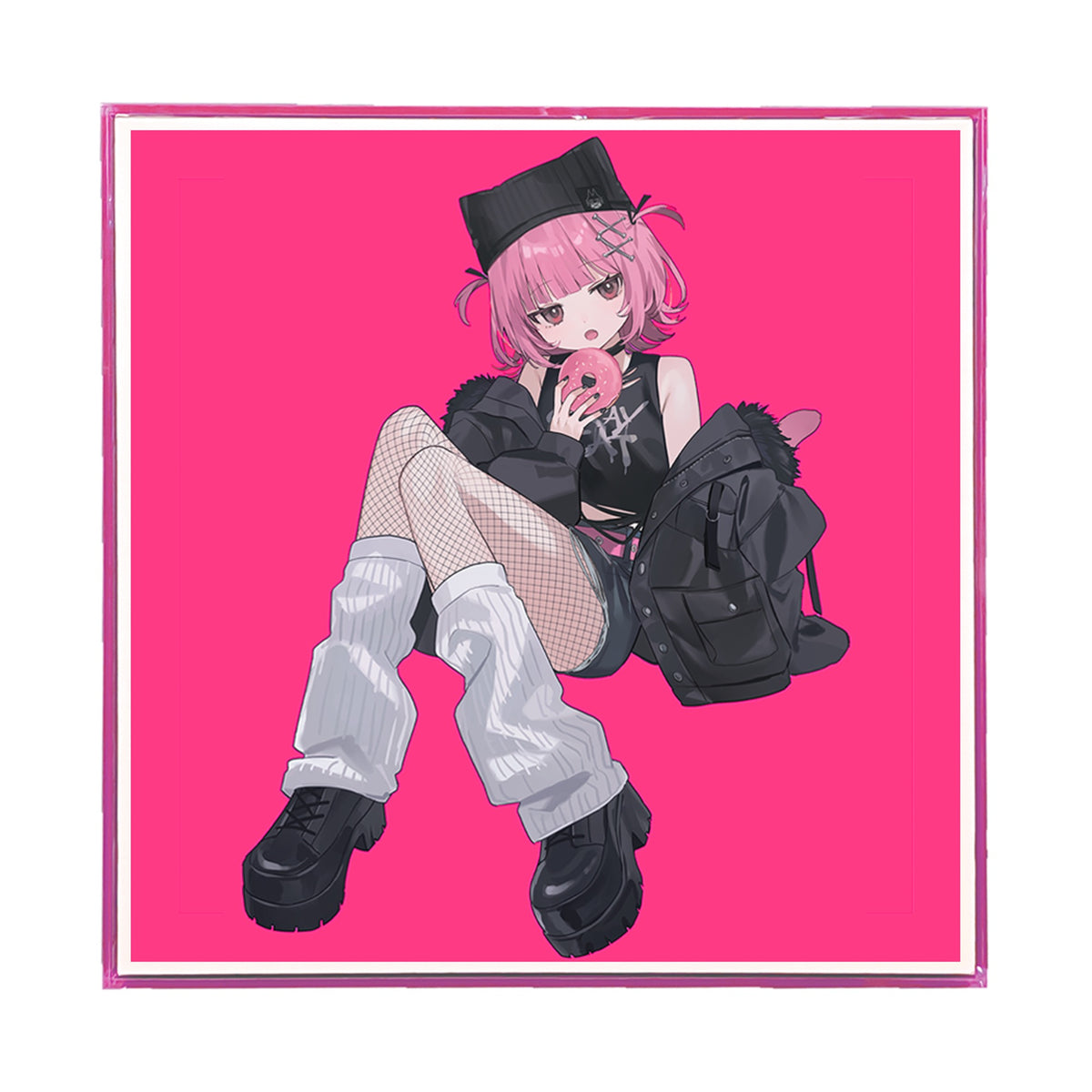 しゅがお個展「“K”ROSSING」【5点限定】直筆サイン入りアクリルフレームキャンバス