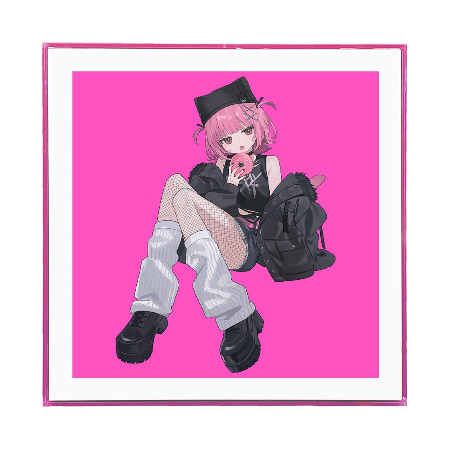 しゅがお個展「“K”ROSSING」【5点限定】直筆サイン入りアクリルフレームキャンバス