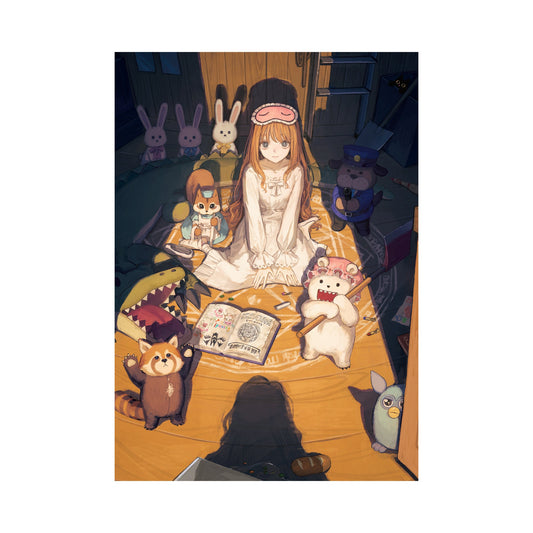 寿なし子個展『あの子は夢の中』マットコーテングポスター B3サイズE