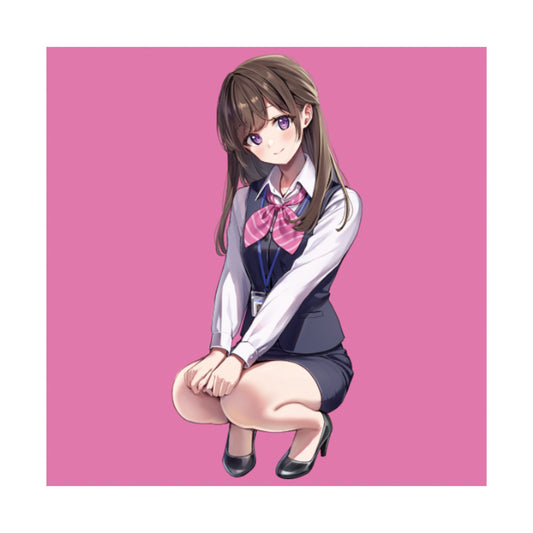 天城しの個展『受付ちゃんの外出』S4キャンバスアートA