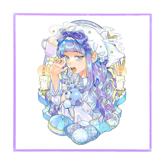 PONKO個展アクリルフレームキャンバス