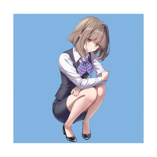 天城しの個展『受付ちゃんの外出』S4キャンバスアートB