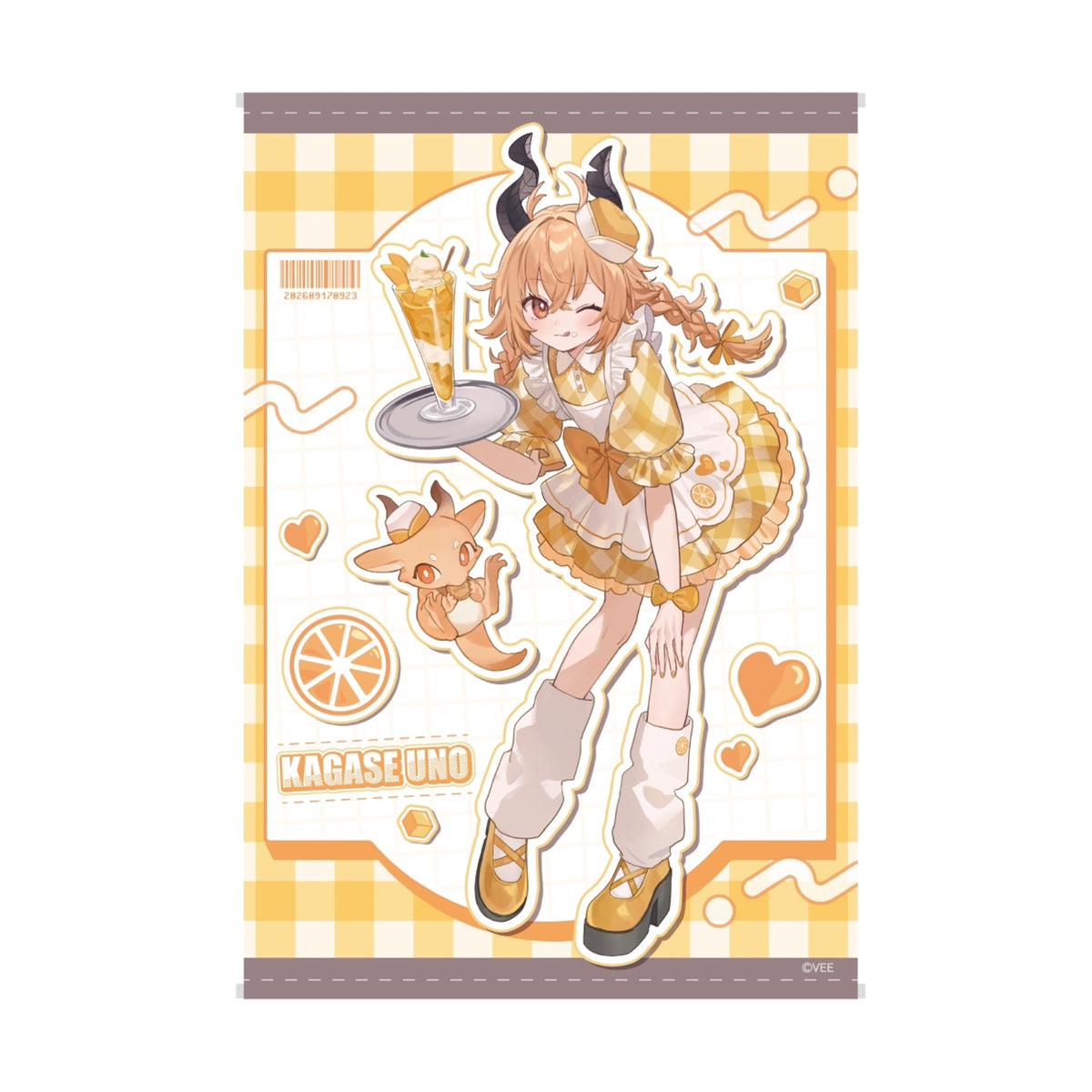 しゅがお個展「“K”ROSSING」カガセ・ウノB2タペストリー