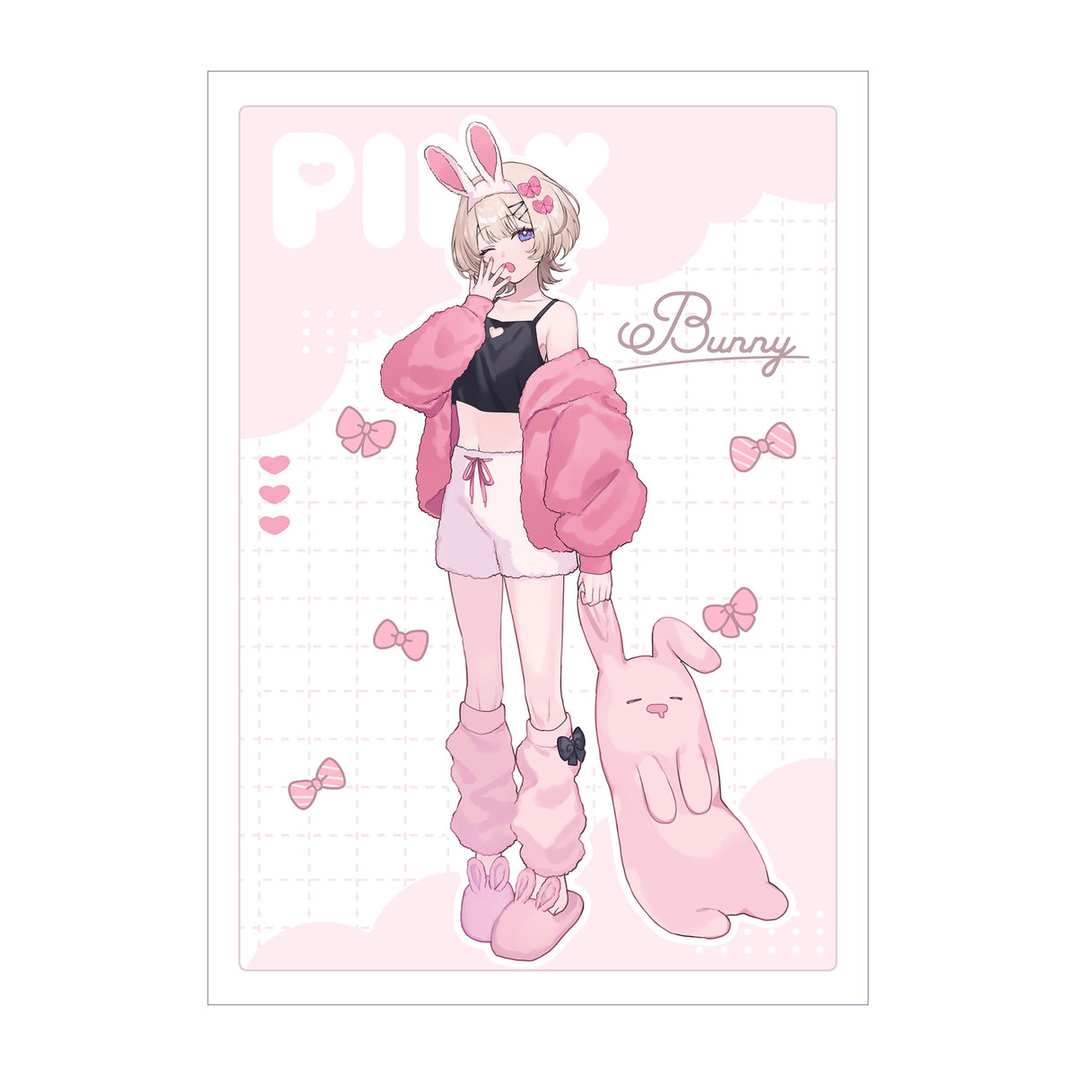 しゅがお個展「“K”ROSSING」B3マットコーティングポスターA