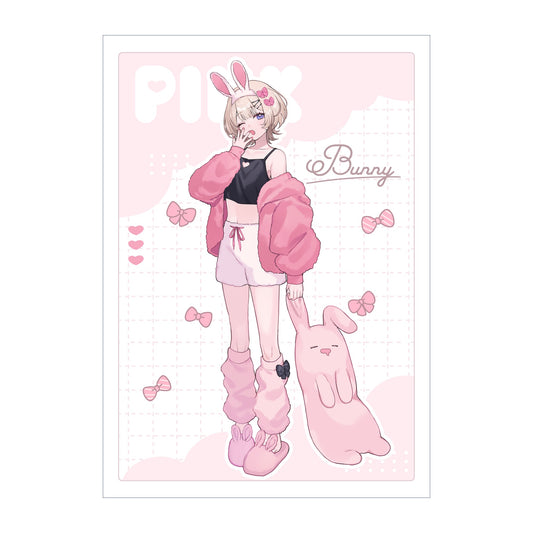 しゅがお個展「“K”ROSSING」B3マットコーティングポスターA