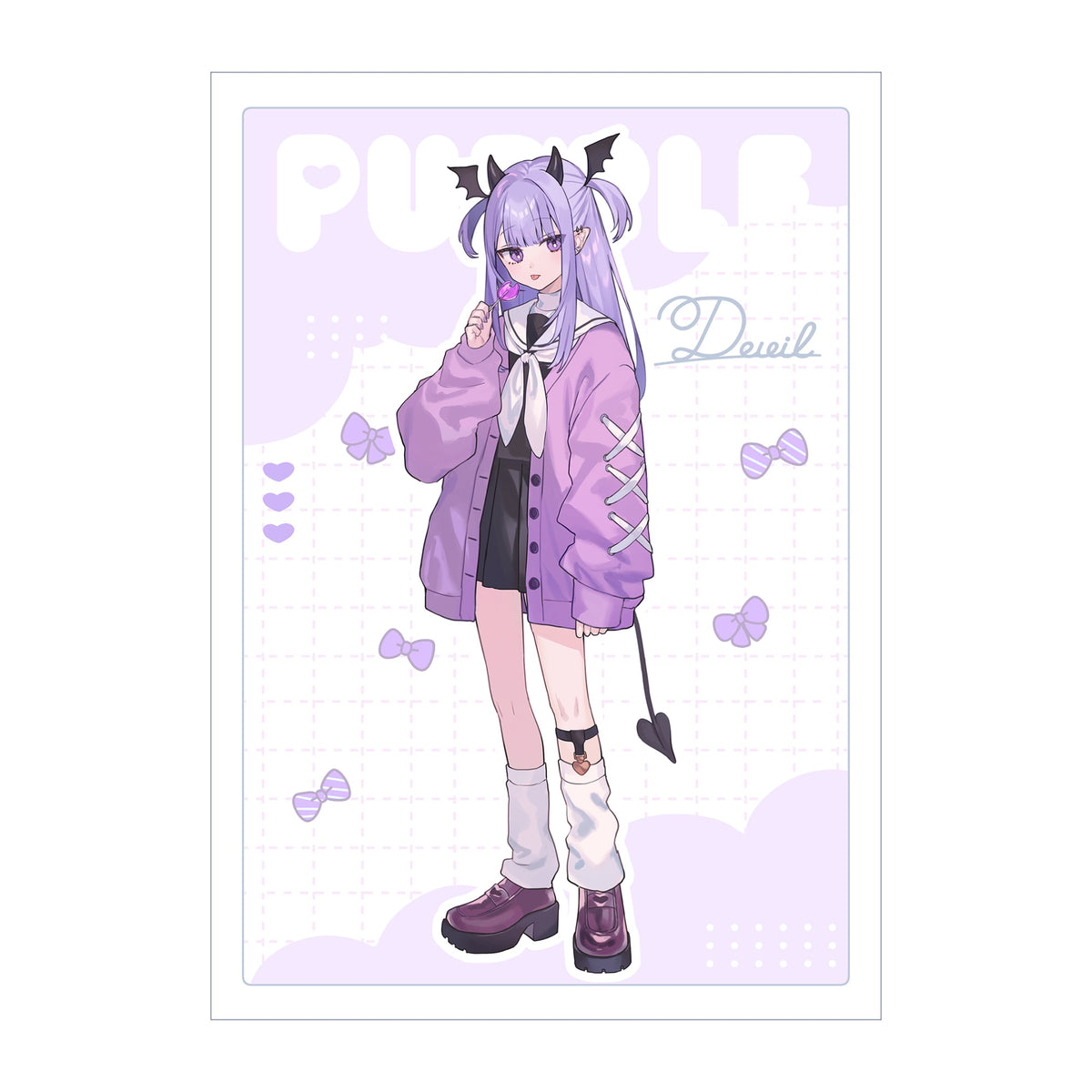 しゅがお個展「“K”ROSSING」B3マットコーティングポスターD