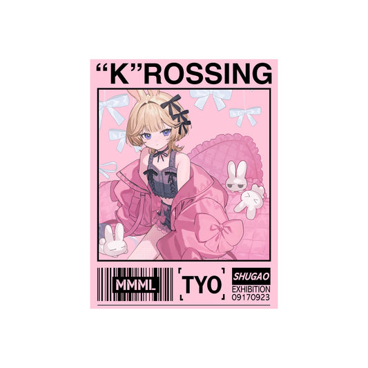 しゅがお個展「“K”ROSSING」スクエアBIGステッカーA