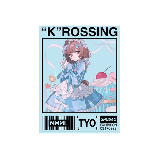 しゅがお個展「“K”ROSSING」スクエアBIGステッカーB