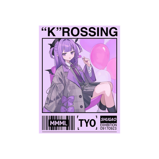 しゅがお個展「“K”ROSSING」スクエアBIGステッカーD