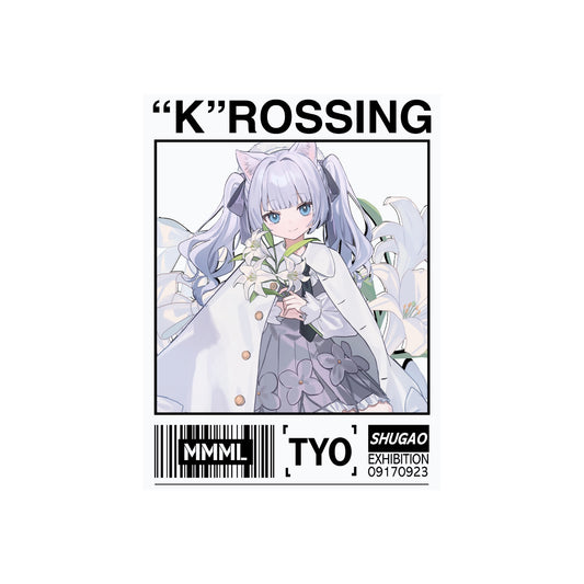 しゅがお個展「“K”ROSSING」スクエアBIGステッカーF