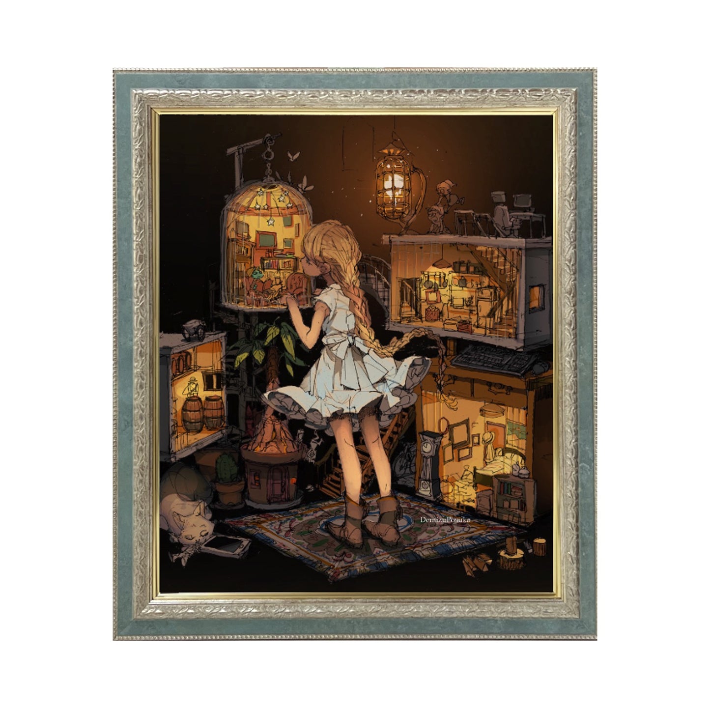 出水ぽすか個展『Reflection』 【1点限定】直筆サイン入りミラーアート B