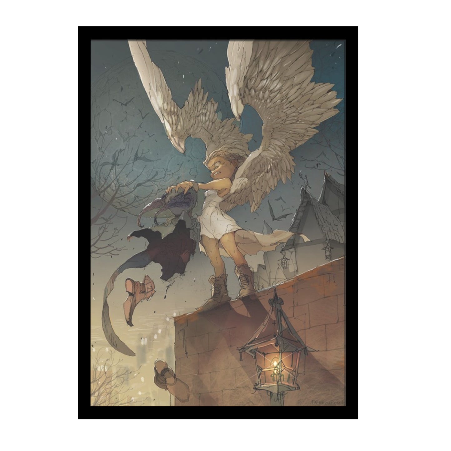 出水ぽすか個展『Reflection』 【1点限定】直筆サイン入りミラーアート C