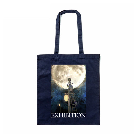 出水ぽすか個展『Reflection』 NAVY TOTE