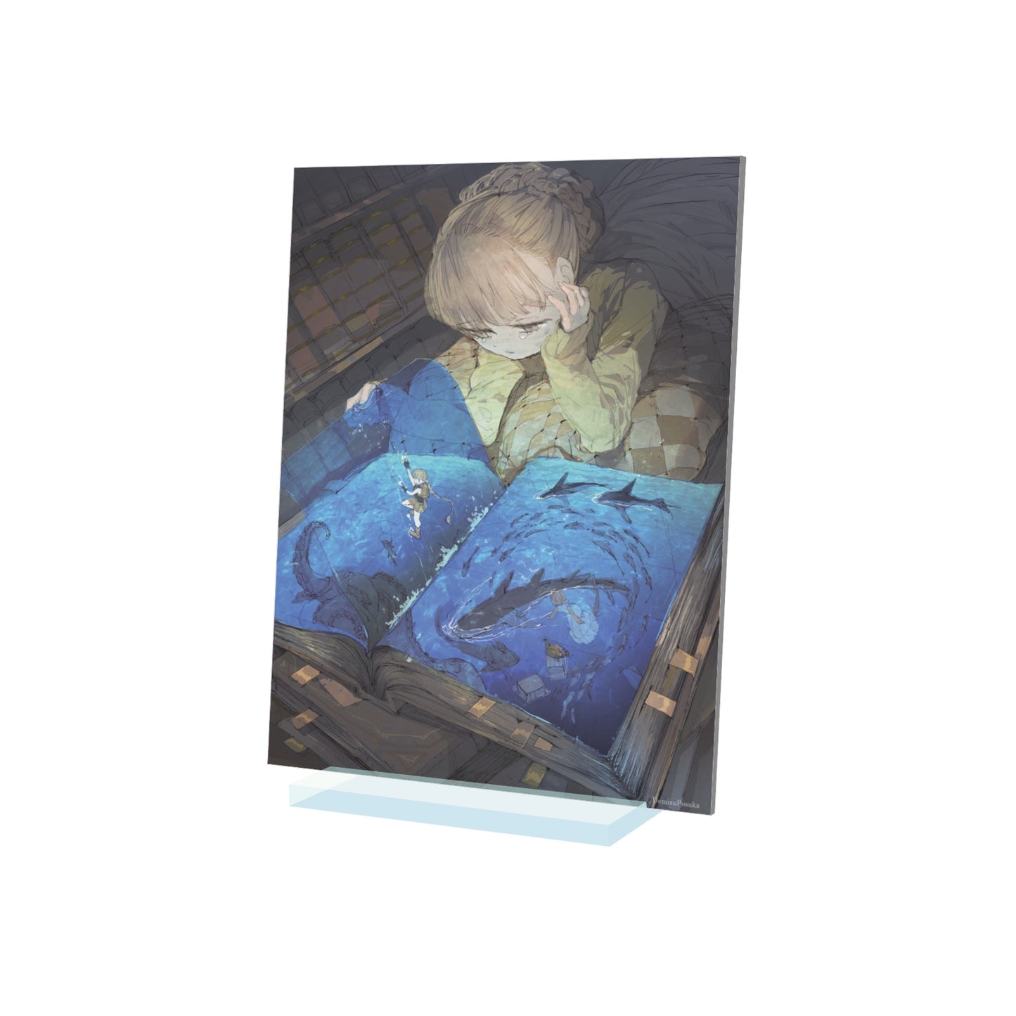 出水ぽすか個展『Reflection』【受注販売】卓上ミラーアート D