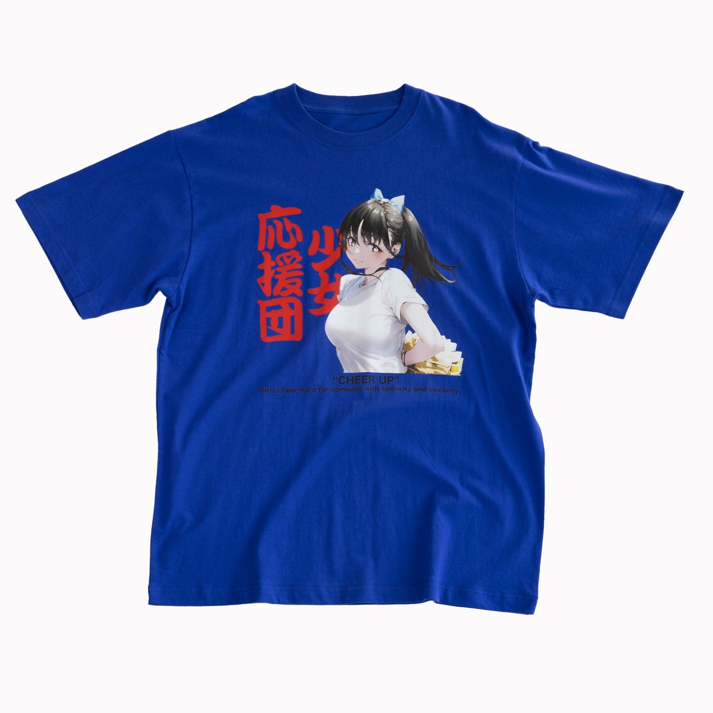 NEW JAPONICA 半袖Tシャツ「jounsun#1」ﾌﾞﾙｰ Lｻｲｽﾞ