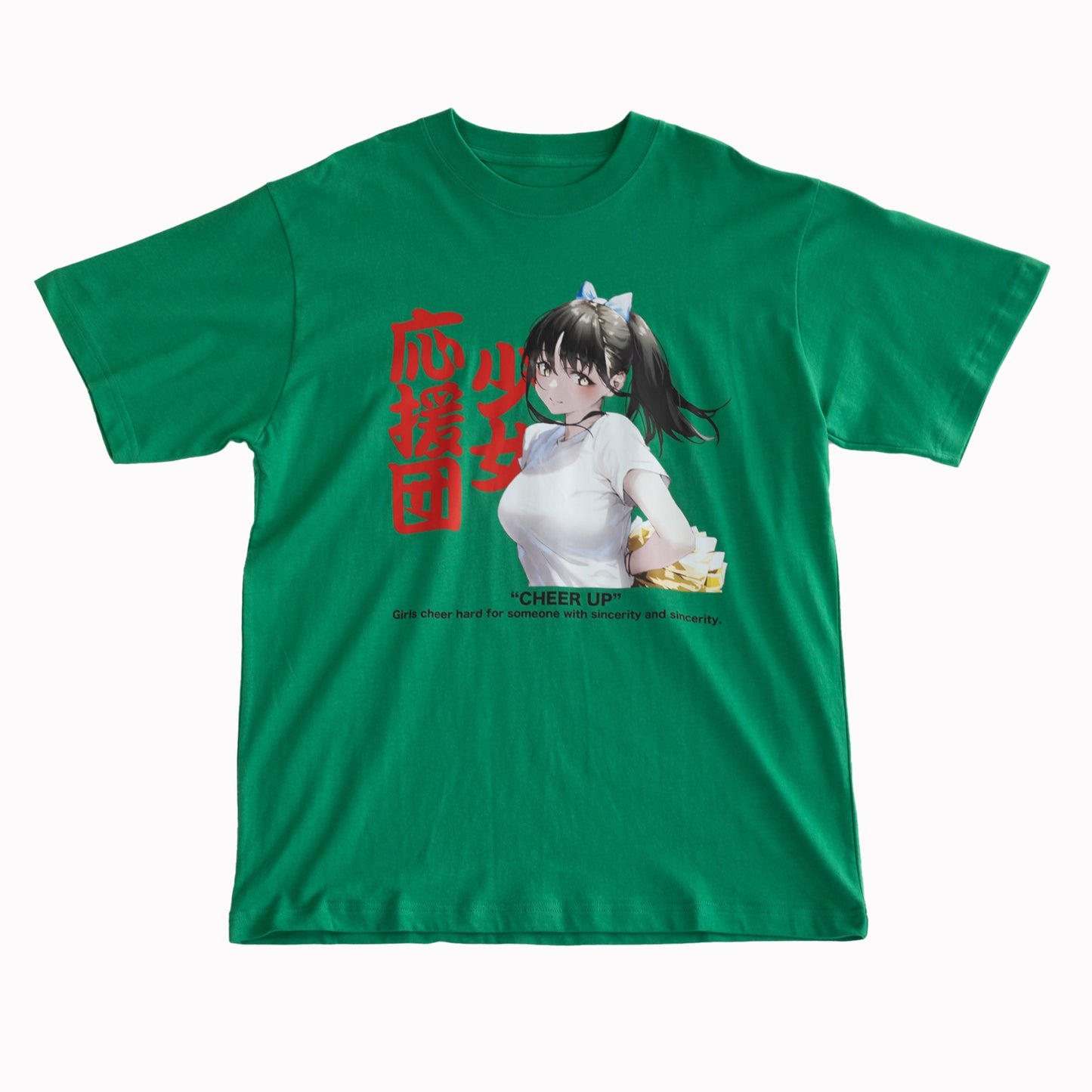 NEW JAPONICA 半袖Tシャツ「jounsun#1」ｸﾞﾘｰﾝ Lｻｲｽﾞ