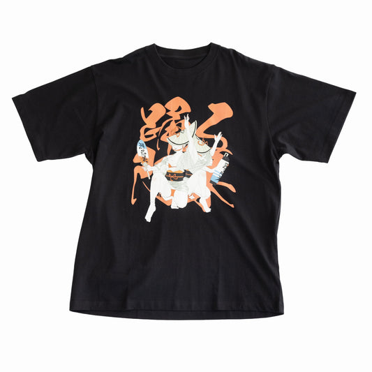 NEW JAPONICA 半袖Tシャツ「鈴木ｾｲｺﾞ #1」ﾌﾞﾗｯｸ XLｻｲｽﾞ