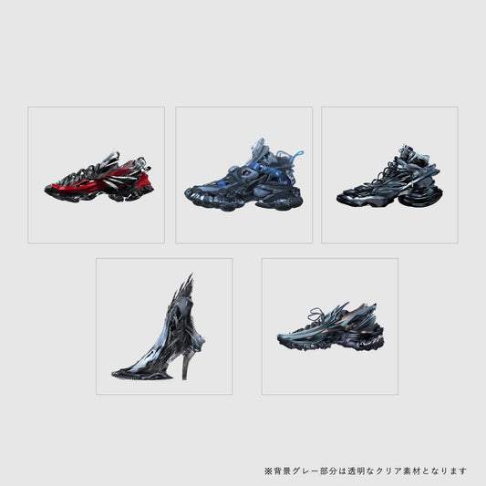 EmST SWAV個展『ReSURGUM』シューズステッカーセット