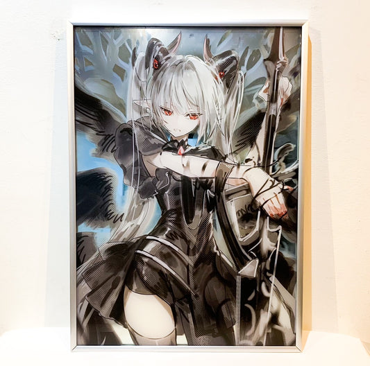EmST がわこ個展「Number Mira」 鏡面加工アートA　A3