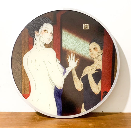 EmST 鈴木セイゴ個展『日ノ本美人寄』鏡面加工アートA