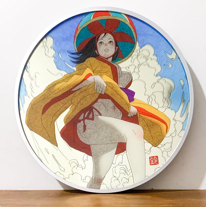 EmST 鈴木セイゴ個展『日ノ本美人寄』鏡面加工アートB