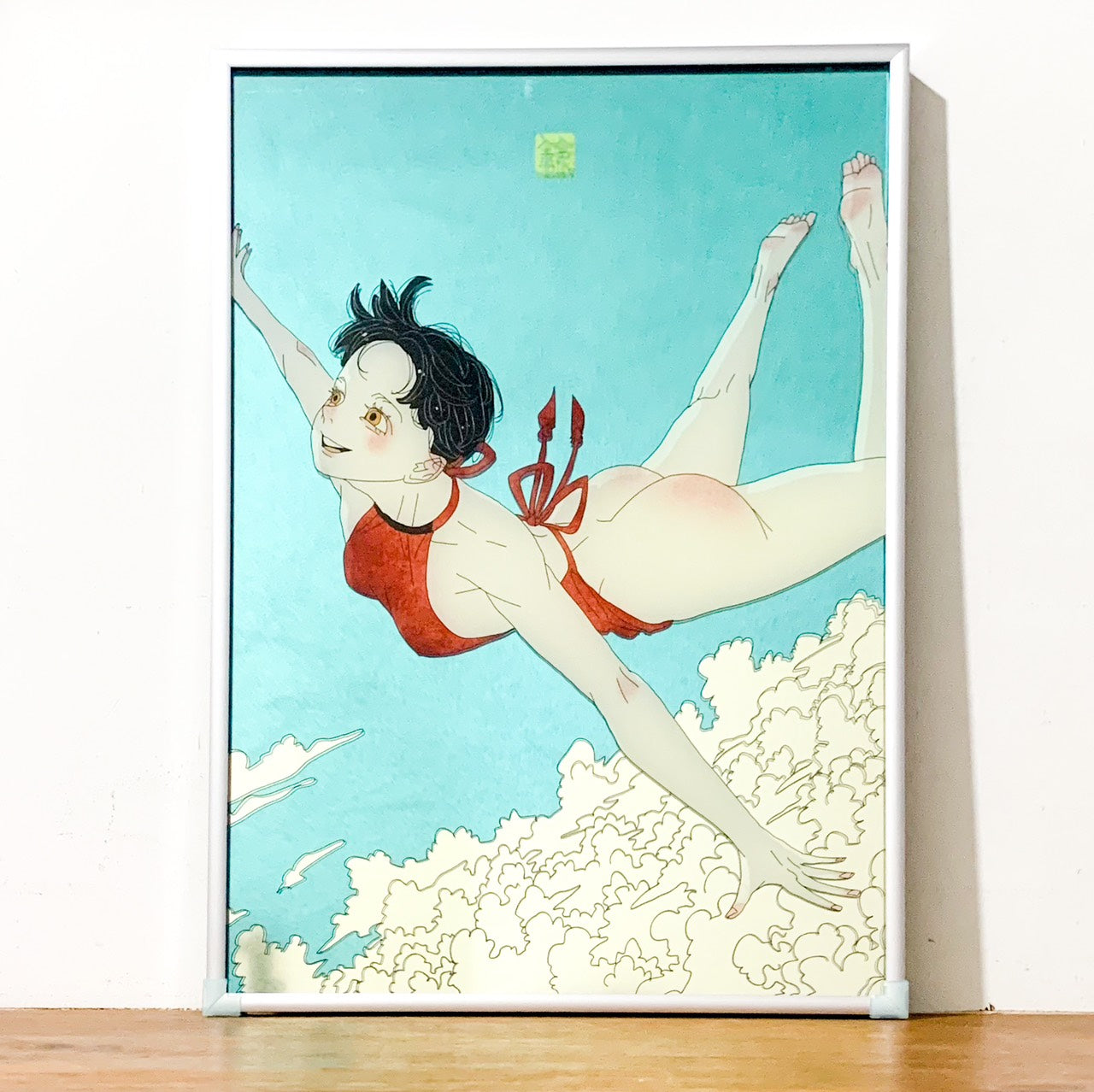 EmST 鈴木セイゴ個展『日ノ本美人寄』鏡面加工アートC