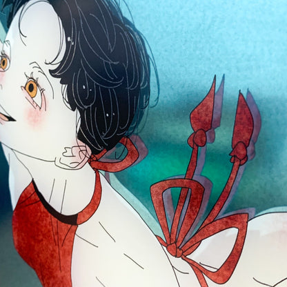 EmST 鈴木セイゴ個展『日ノ本美人寄』鏡面加工アートC