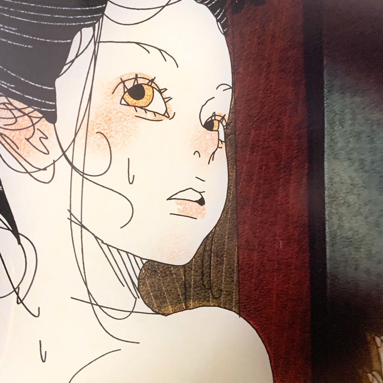 EmST 鈴木セイゴ個展『日ノ本美人寄』鏡面加工アートA