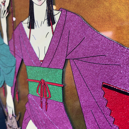 EmST 鈴木セイゴ個展『日ノ本美人寄』レイヤードアクリル