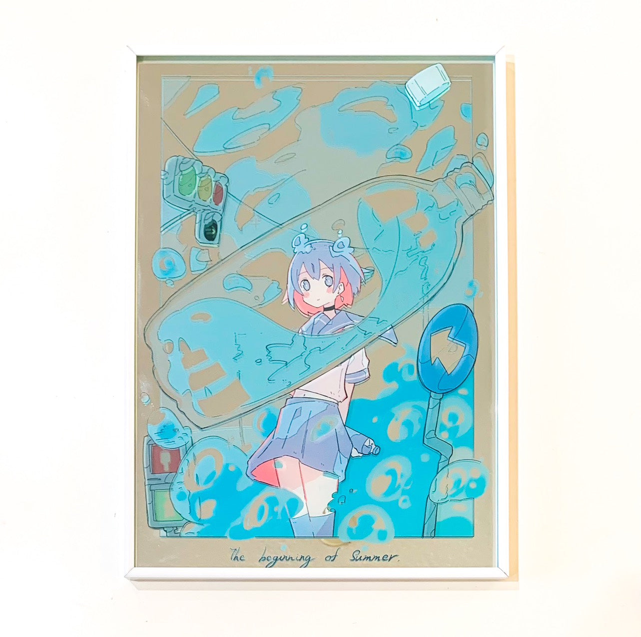 EmST Haる個展『essence』鏡面加工アート