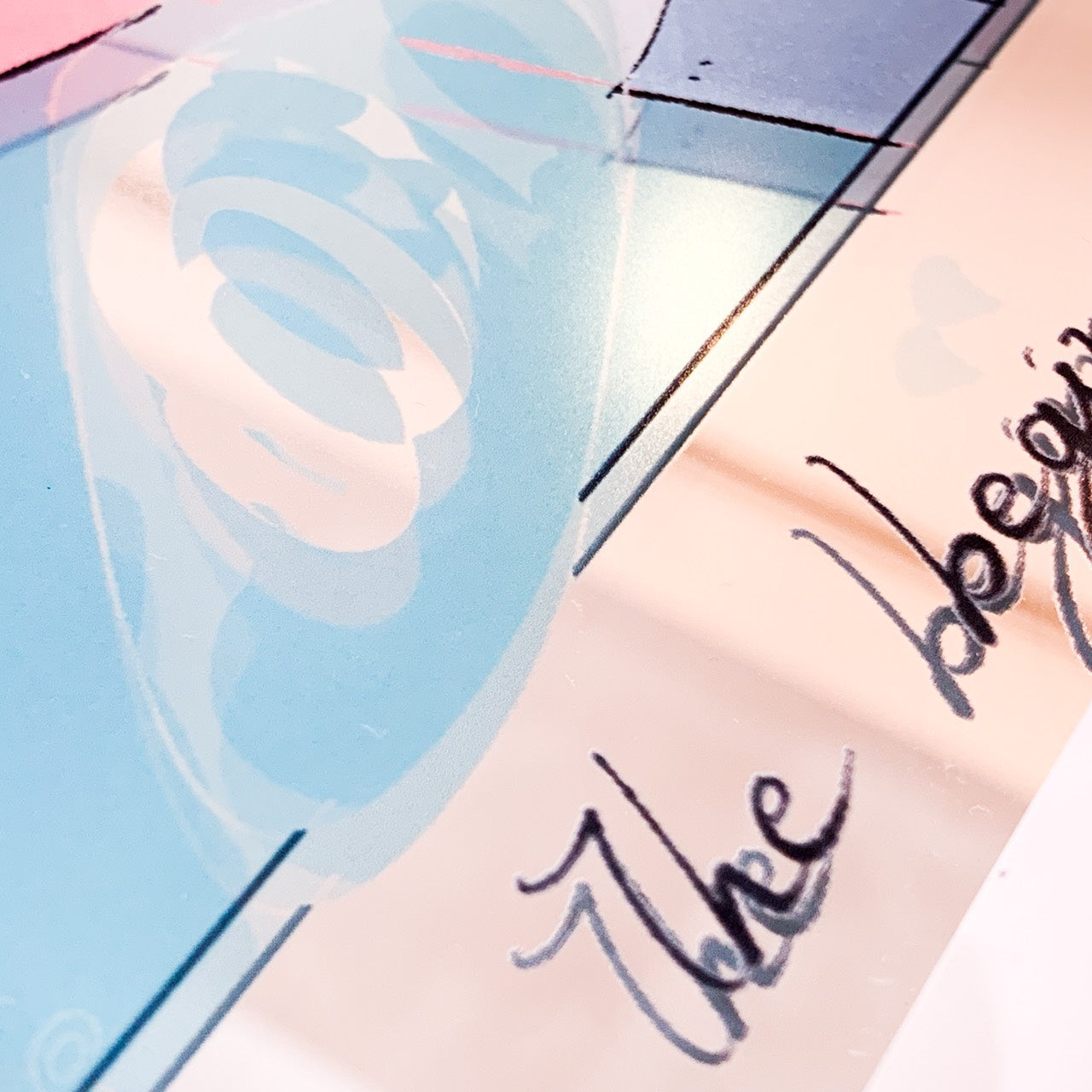 EmST Haる個展『essence』鏡面加工アート