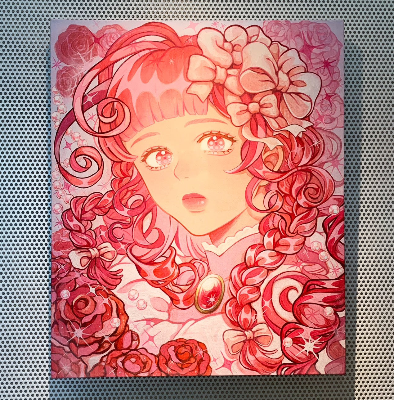 PONKO個展【一点限定】直筆キャンパスアート